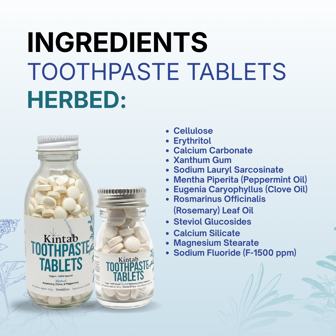 Herbed Toothpaste Tabs (Home Size 450 Tabs)