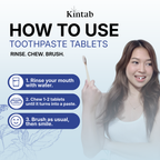 Personal Size Fluoridated Blizzard/Minty Toothpaste Tabs (100 Tabs)