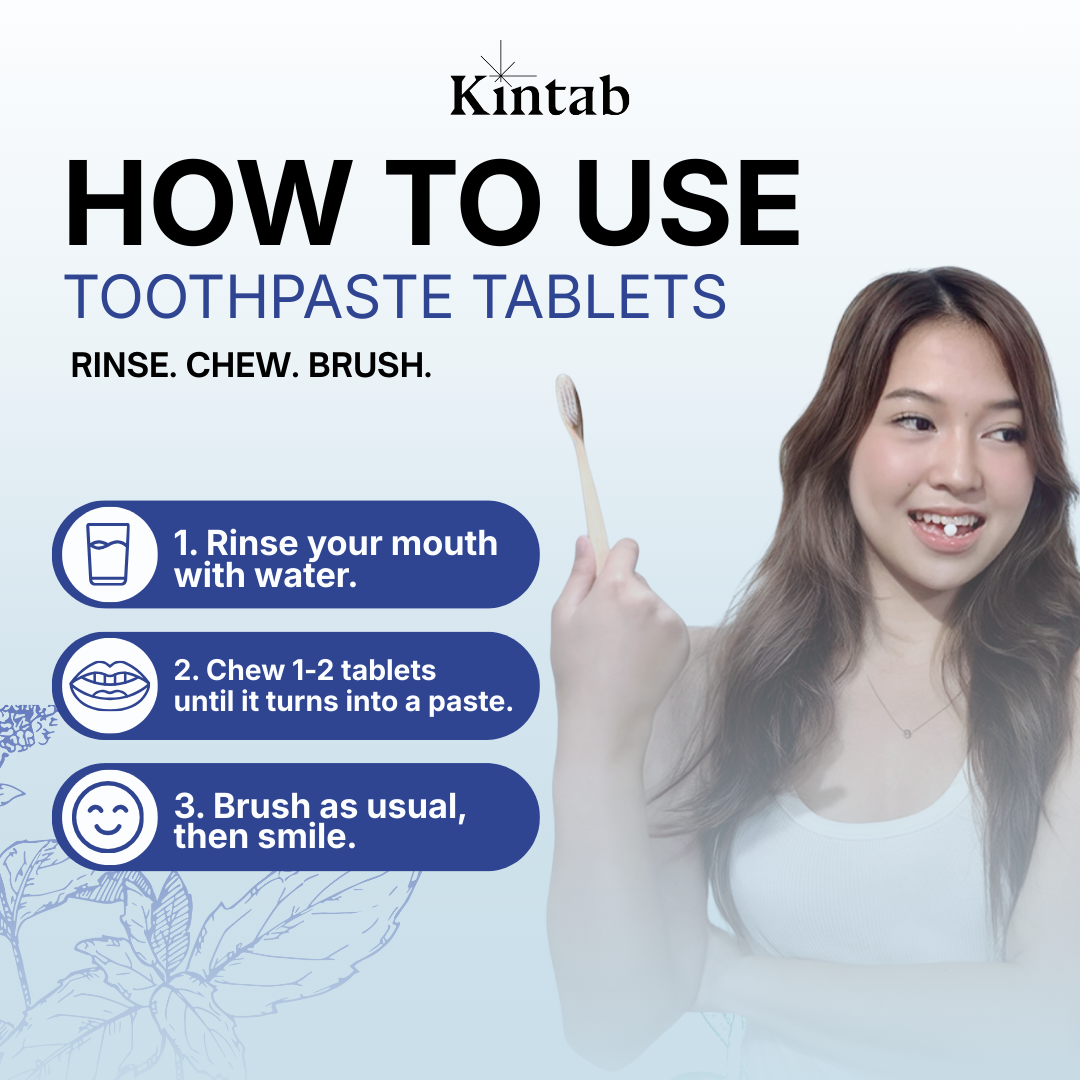 Fluoride-Free Blizzard Toothpaste Tabs (Travel Size 100 Tabs)