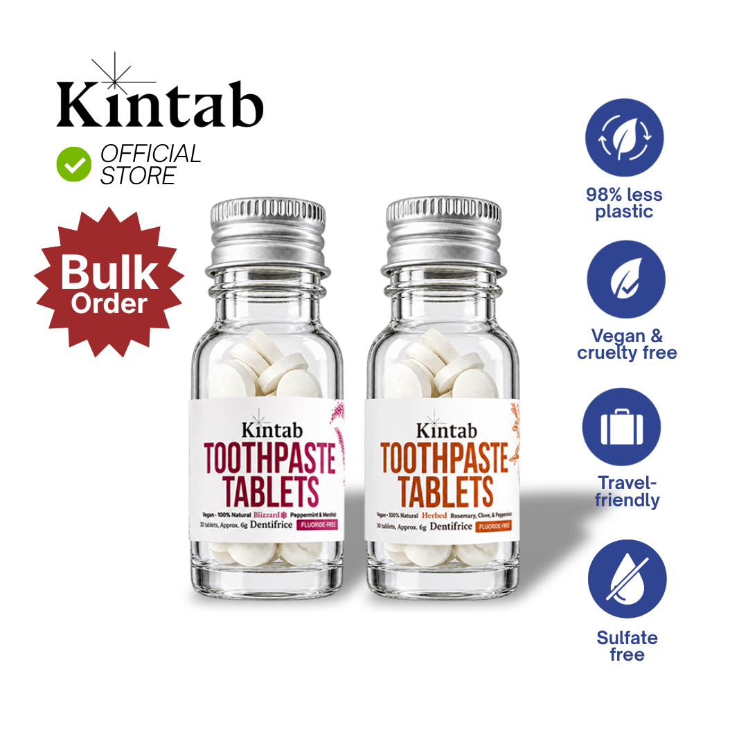 Travel Size 2 Flavors (Blizzard + Herbed) - Fluoride-Free