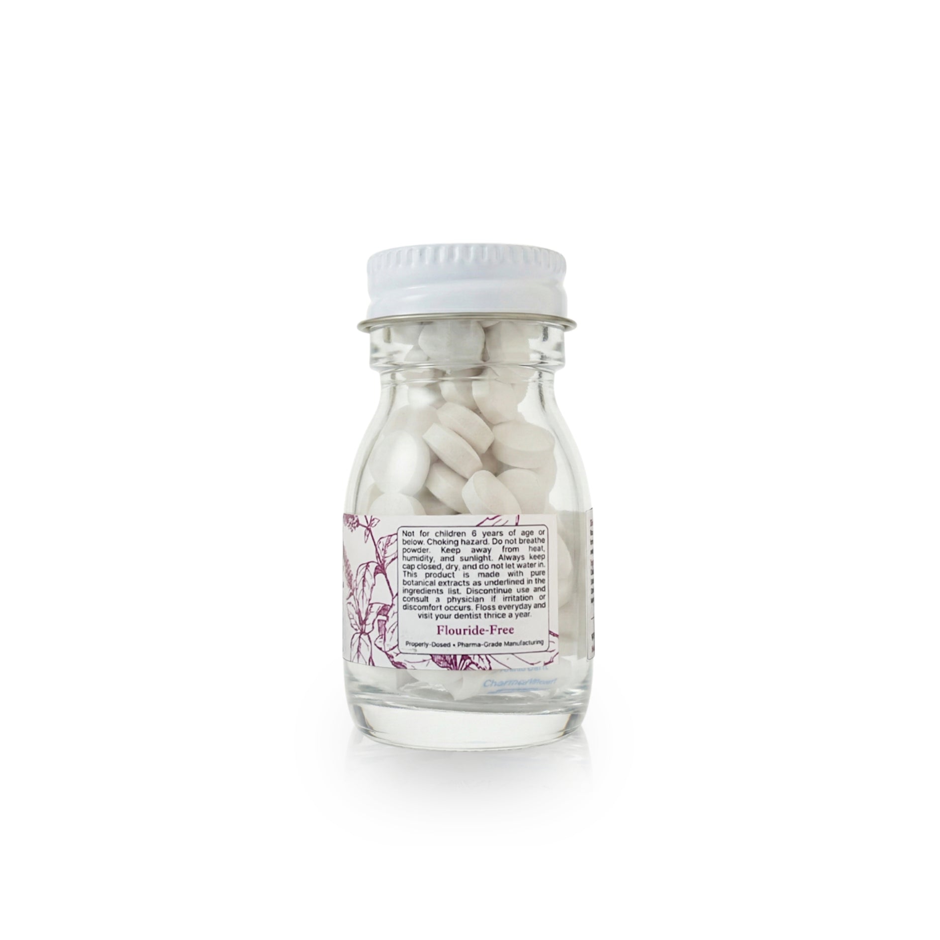 Fluoride-Free Blizzard Toothpaste Tabs (Travel Size 100 Tabs)