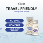 Travel Size Fluoridated Herbed Toothpaste Tabs (30 Tabs)