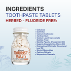 Personal Size Fluoride-Free Herbed Toothpaste Tabs (100 Tabs)