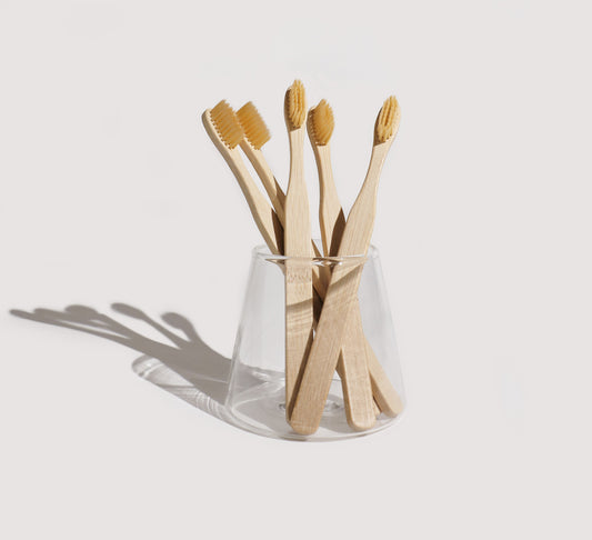 Bamboo Toothbrush Pack of 5